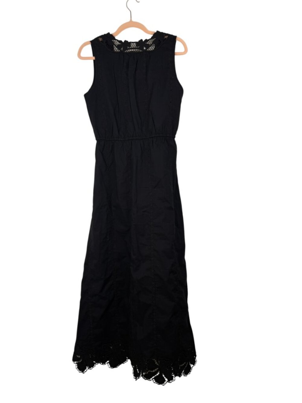 NWOT Rails Lorina Cotton Maxi Dress- Black- S- Eyelet- MSRP $288 - Picture 6 of 16